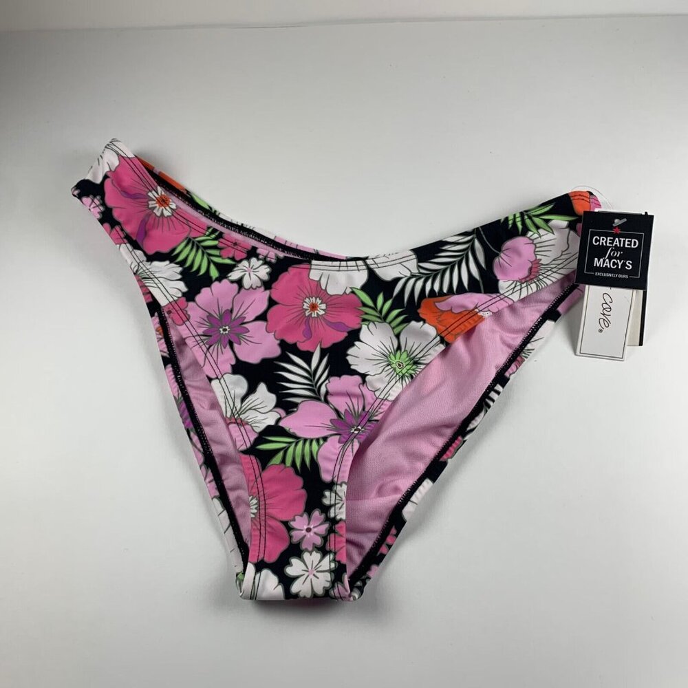 Salt + Cove Juniors Scoop Waist Hipster Floral Bikini Swim Bottom Size‎ XL NWT